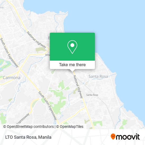 LTO Santa Rosa map