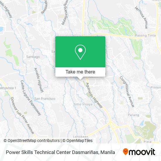 Power Skills Technical Center Dasmariñas map