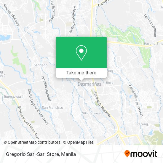 Gregorio Sari-Sari Store map