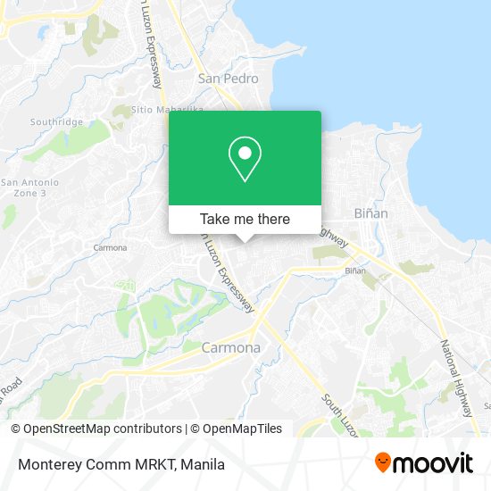 Monterey Comm MRKT map