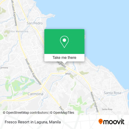 Fresco Resort in Laguna map