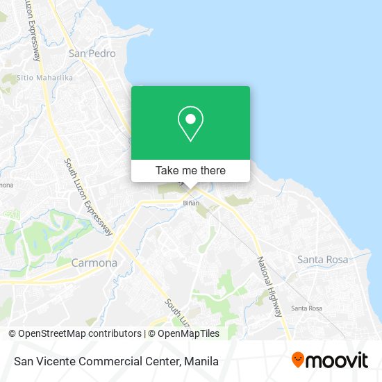 San Vicente Commercial Center map