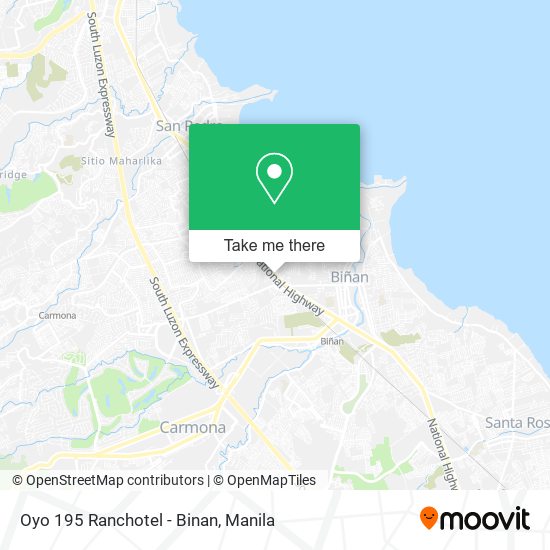 Oyo 195 Ranchotel - Binan map