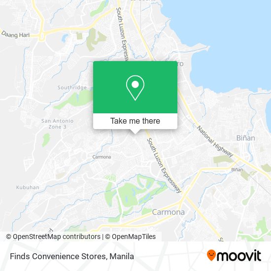 Finds Convenience Stores map