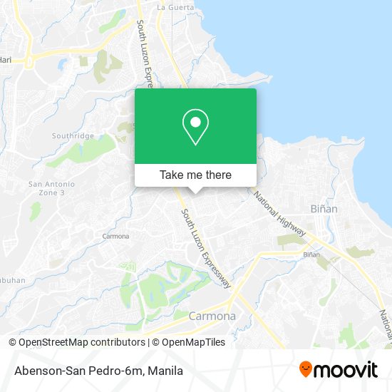 Abenson-San Pedro-6m map