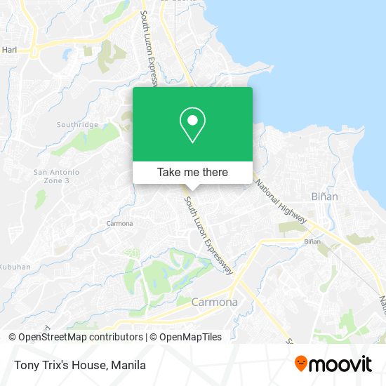 Tony Trix's House map