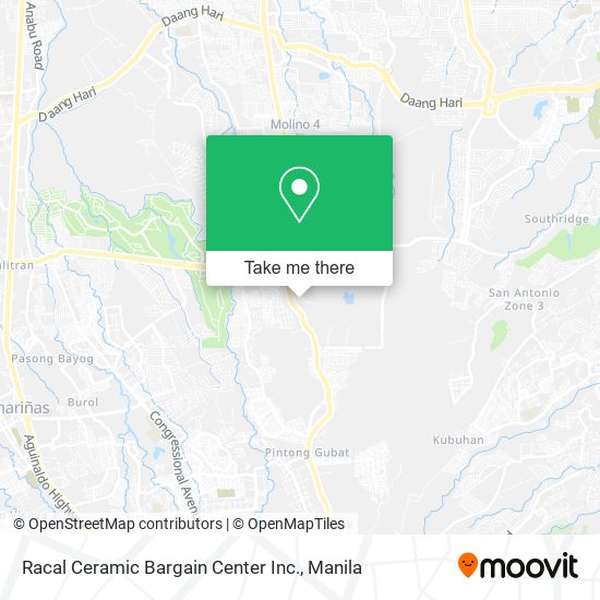 Racal Ceramic Bargain Center Inc. map