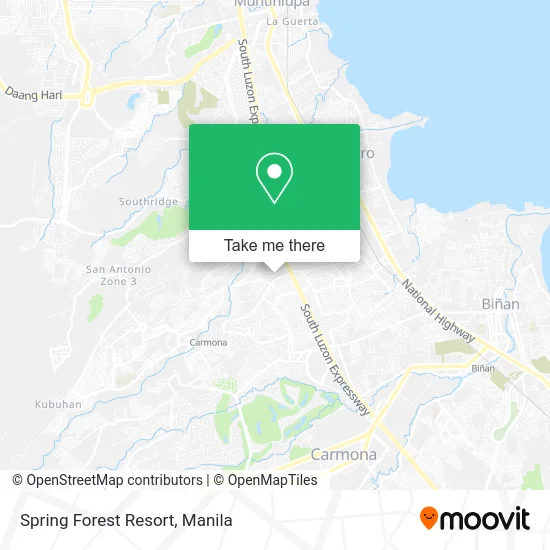 Spring Forest Resort map