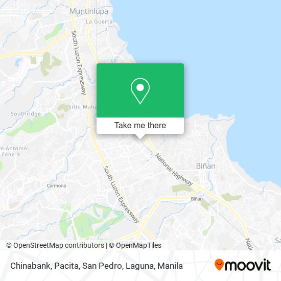 Chinabank, Pacita, San Pedro, Laguna map