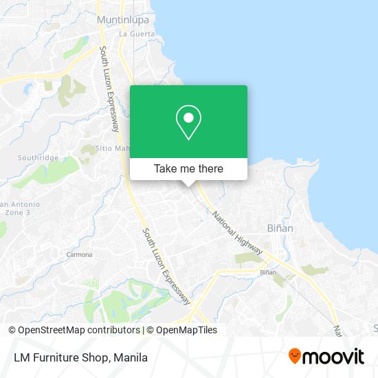 LM Furniture Shop map