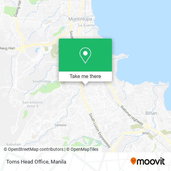 Toms Head Office map