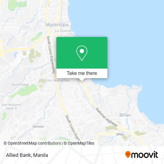 Allied Bank map