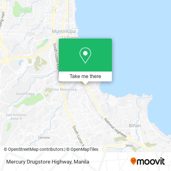 Mercury Drugstore Highway map