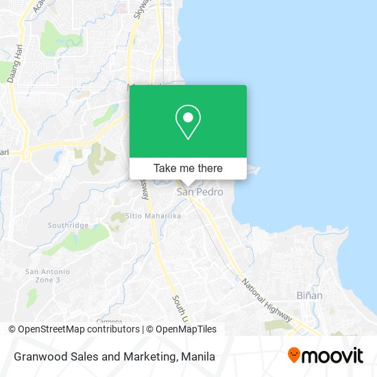 Granwood Sales and Marketing map