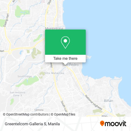 Greentelcom-Galleria S map