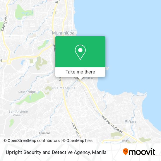 Upright Security and Detective Agency map