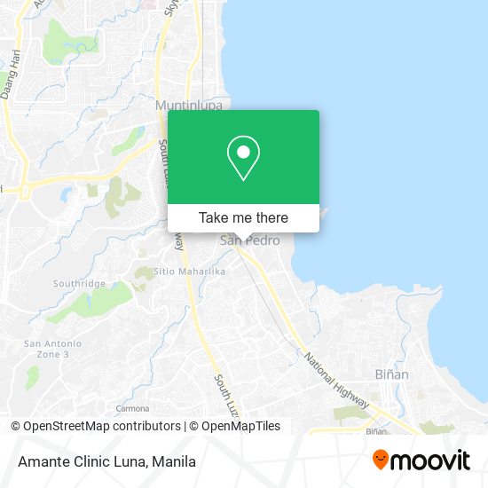 Amante Clinic Luna map