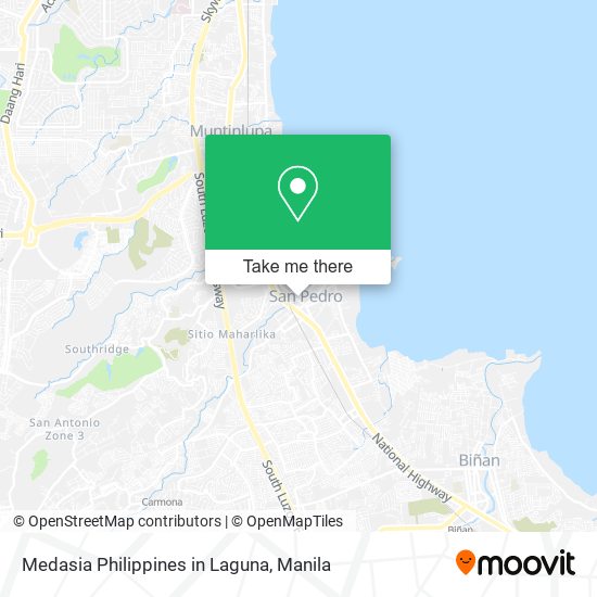 Medasia Philippines in Laguna map