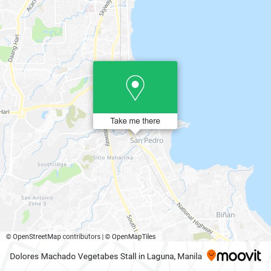 Dolores Machado Vegetabes Stall in Laguna map