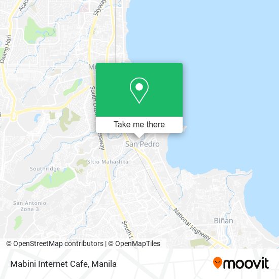 Mabini Internet Cafe map