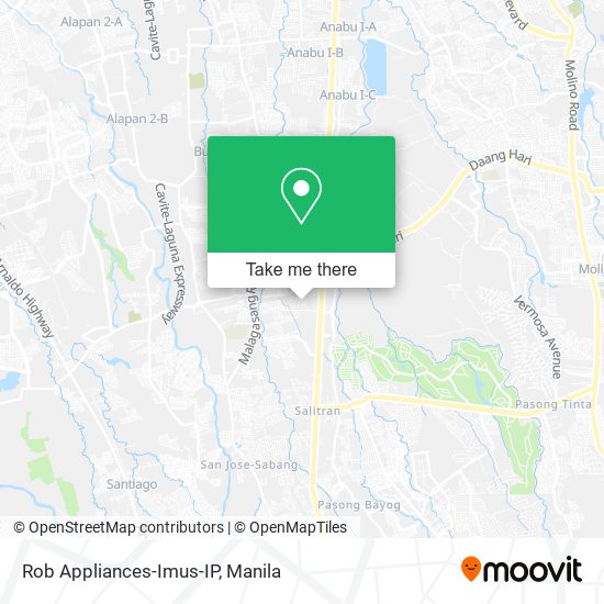 Rob Appliances-Imus-IP map