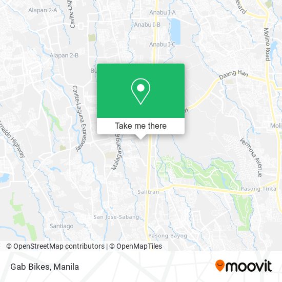 Gab Bikes map