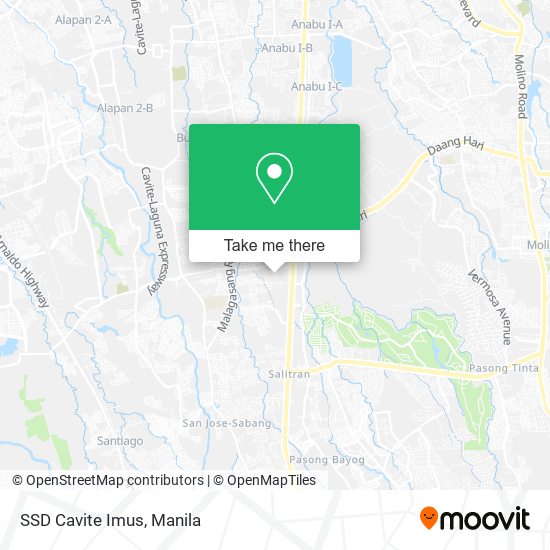 SSD Cavite Imus map