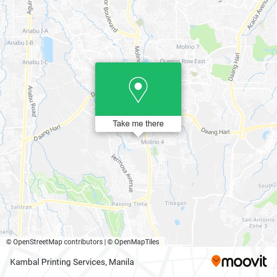 Kambal Printing Services map
