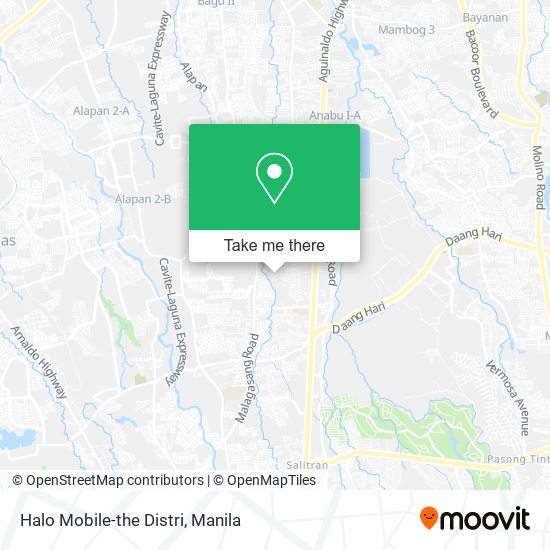 Halo Mobile-the Distri map