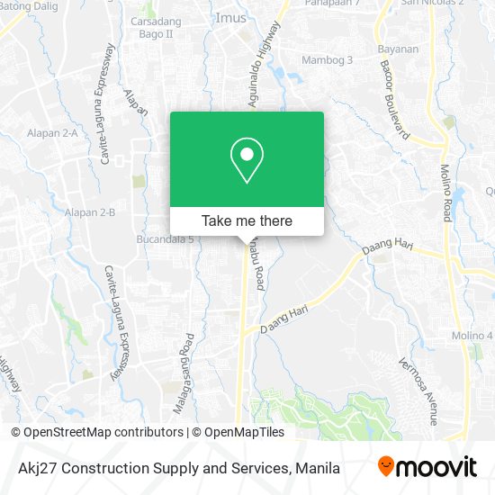 Akj27 Construction Supply and Services map