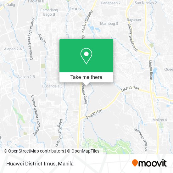 Huawei District Imus map
