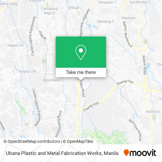 Ubana Plastic and Metal Fabrication Works map