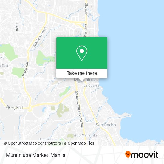 Muntinlupa Market map