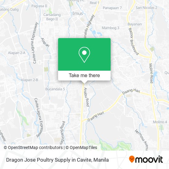 Dragon Jose Poultry Supply in Cavite map