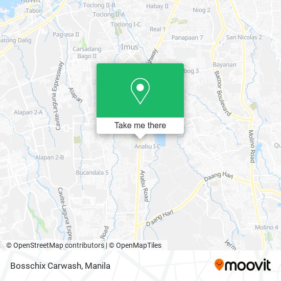 Bosschix Carwash map