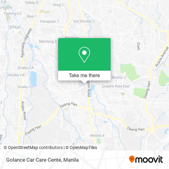 Golance Car Care Cente map