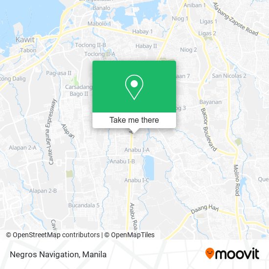 Negros Navigation map