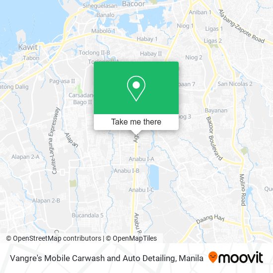 Vangre's Mobile Carwash and Auto Detailing map