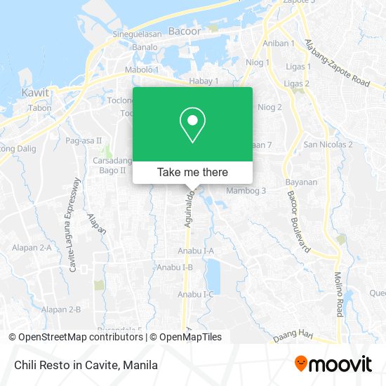 Chili Resto in Cavite map