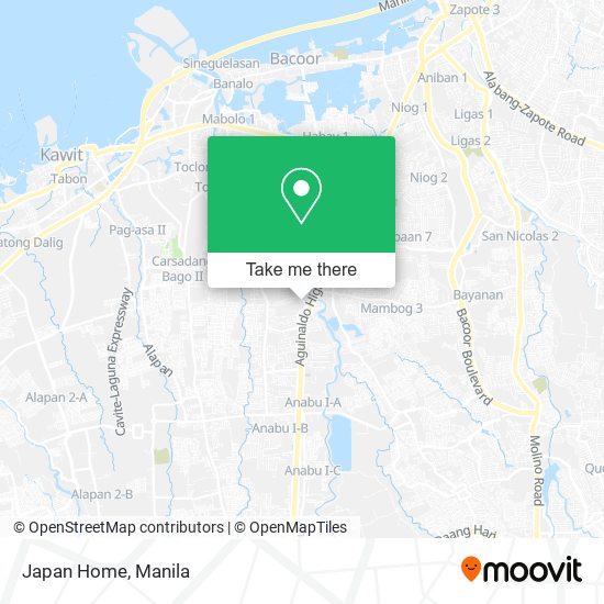 Japan Home map