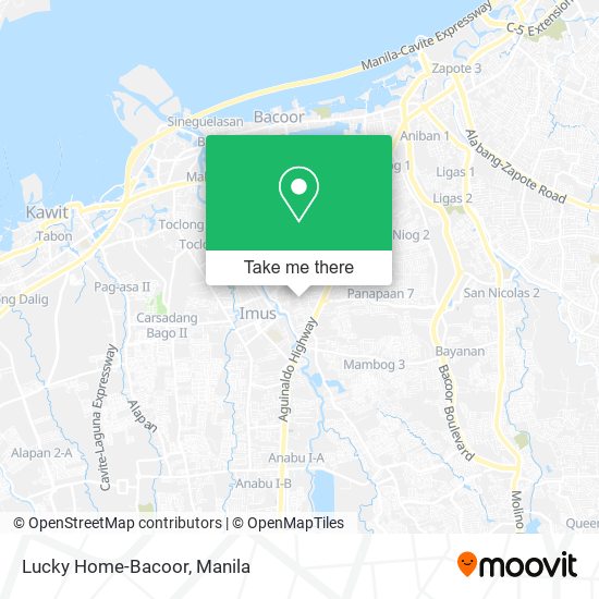 Lucky Home-Bacoor map