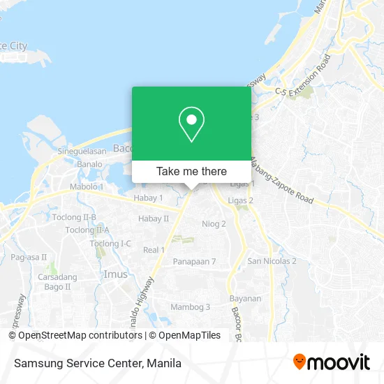 Samsung Service Center map