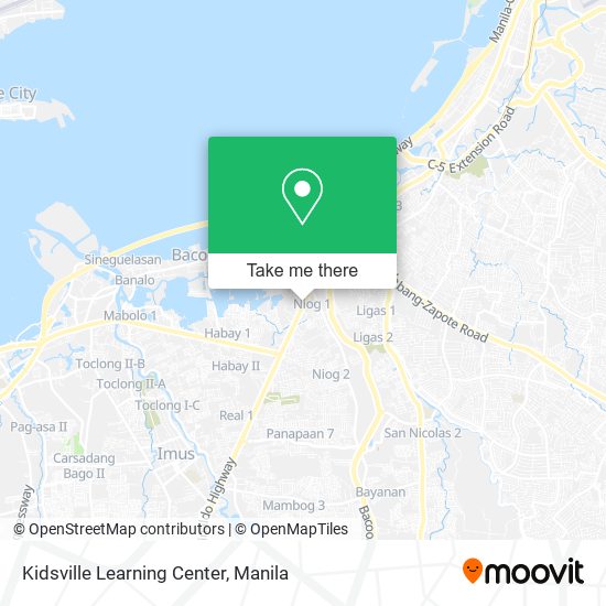 Kidsville Learning Center map