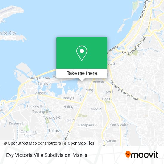 Evy Victoria Ville Subdivision map