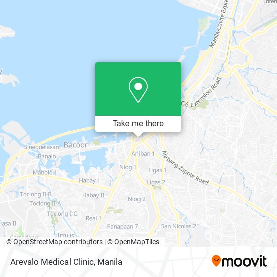 Arevalo Medical Clinic map