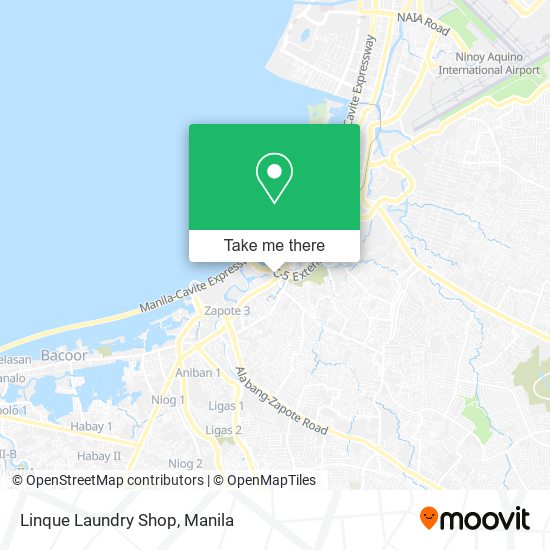 Linque Laundry Shop map