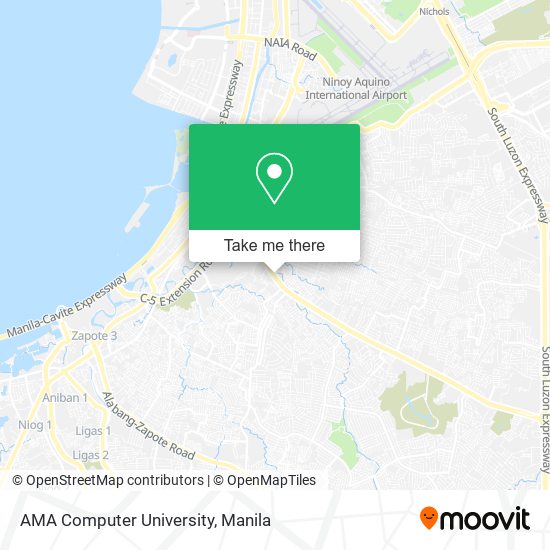 AMA Computer University map