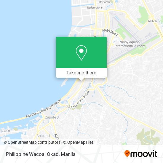 Philippine Wacoal Okad map