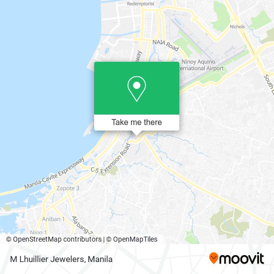 M Lhuillier Jewelers map