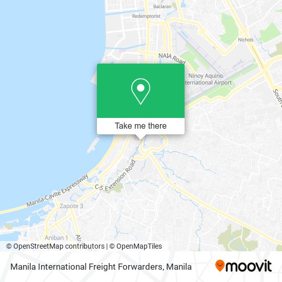 Manila International Freight Forwarders map